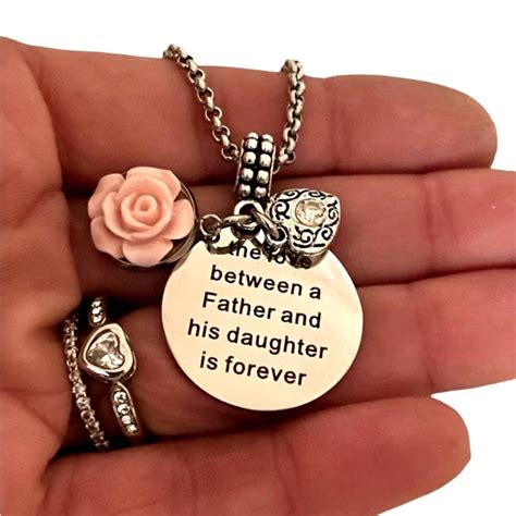 valentine's day gifts for daddy from daughter|necklaces from dad to daughter.